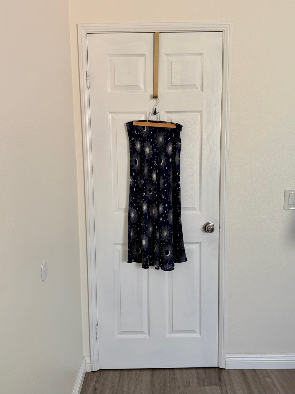 Modcloth Black Celestial Midi Skirt